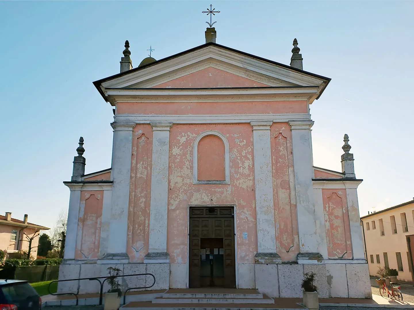 stato di fatto della facciata della chiesa di San Silvestro I Papa