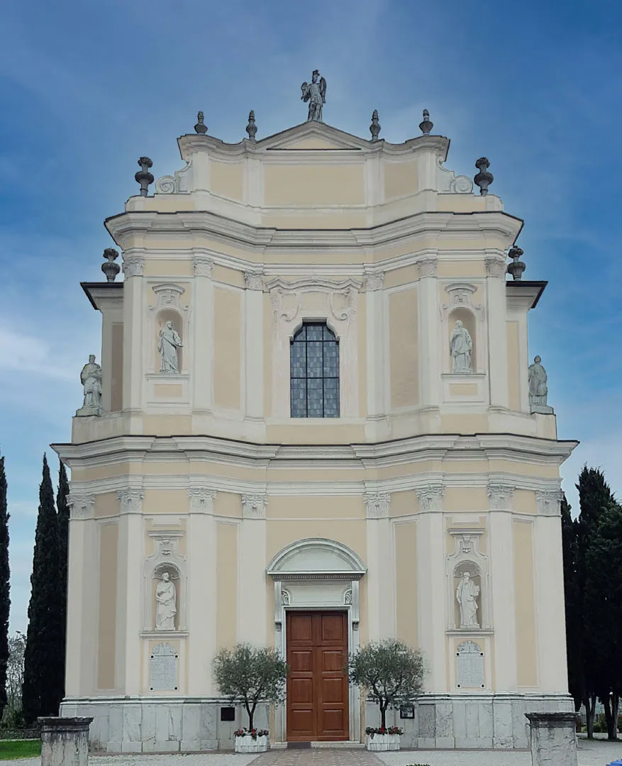 simulazione facciata della chiesa di San Michele Arcangelo 